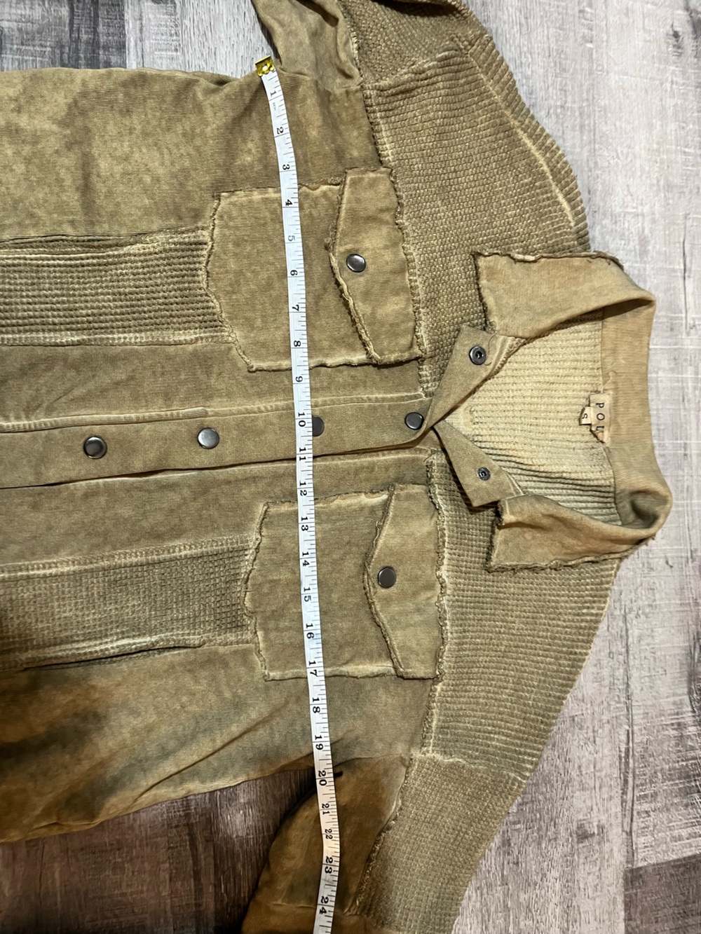 POL Olive Green Button-Up Shacket - Picture 4 of 6